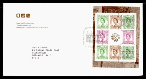 DR WHO 1998 GB FDC QEII S/S R38876