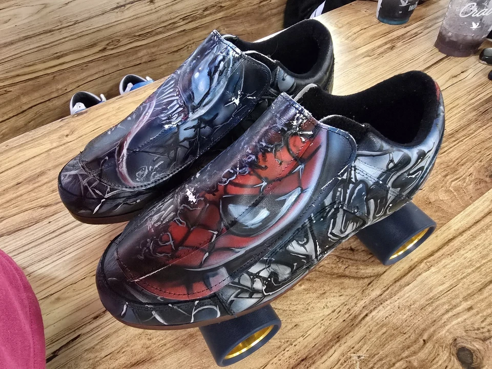 Riedell 851 Patines Personalizados (RUEDAS NO INCLUIDAS) Talla 12 Foto 3 de 4