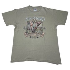 Vintage 90s San Antonio Texas T-Shirt Sz XL Cowboy Western Graphic Made In USA