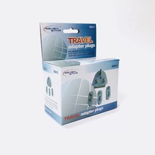 6 X Universal World Plug Travel Adapter Converter Kit Charge AU/US/UK/EU 47.45