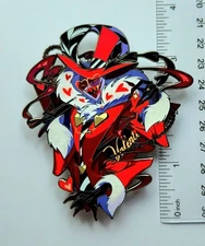 Valentino Hazbin Hotel Enamel Pin, The Vees, Hunterflowerpin