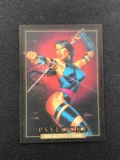 Psylocke 2024 Skybox Marvel Masterpieces 92 Platinum #65 Lenticular 3D