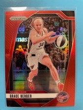 Grace Berger – 2024 Prizm WNBA #89 Red parallel /299 (Fever)