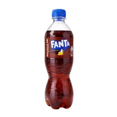 Fanta Banana Chocolate Japanese Soft Drink Bottle Limited Edition 500ml