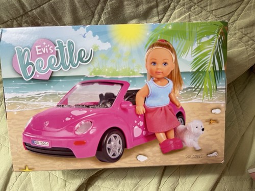 Simba Toys Evi's Käfer Auto & 4,75" Puppenspielset mit Welpenfigur & Zubehör - Bild 6 von 9