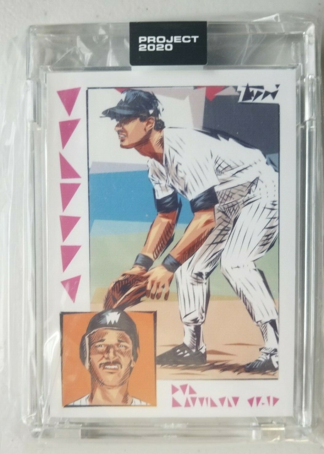 Topps Project 2020 #208 Don Mattingly Naturel low print run 3265