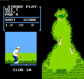 Golf pre-owned Nintendo Famicom NES Tested