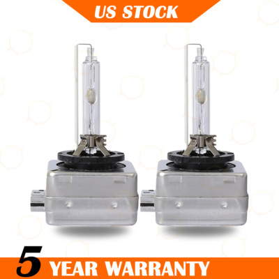 2x NEW OEM D1S WHITE 6000K 66140 66144 85410 85415 HID XENON HEADLIGHT BULBS SET