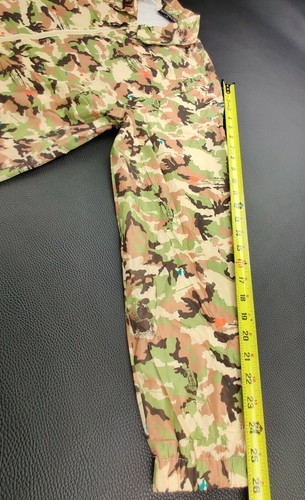 Mighty Healthy Men's Medium Multi-Color Green/Brown Camo Windbreaker Jacket - 第 8/8 張圖片