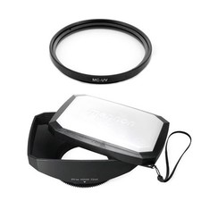 72mm Wide Lens Hood, MCUV Filter for Sony DSC-HX1, HDR FX1,HDR-FX1000,HVR-Z5 Z5U