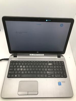 HP ProBook 450 G2 15'' Laptop Intel Core i7 4th Gen -Bad Display/BIOS Locked- MZ