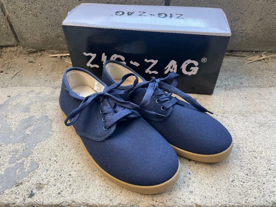 Zig Zag Wino Shoes Navy Lace up 7201NV