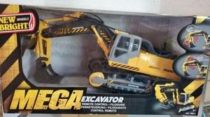 new bright excavator