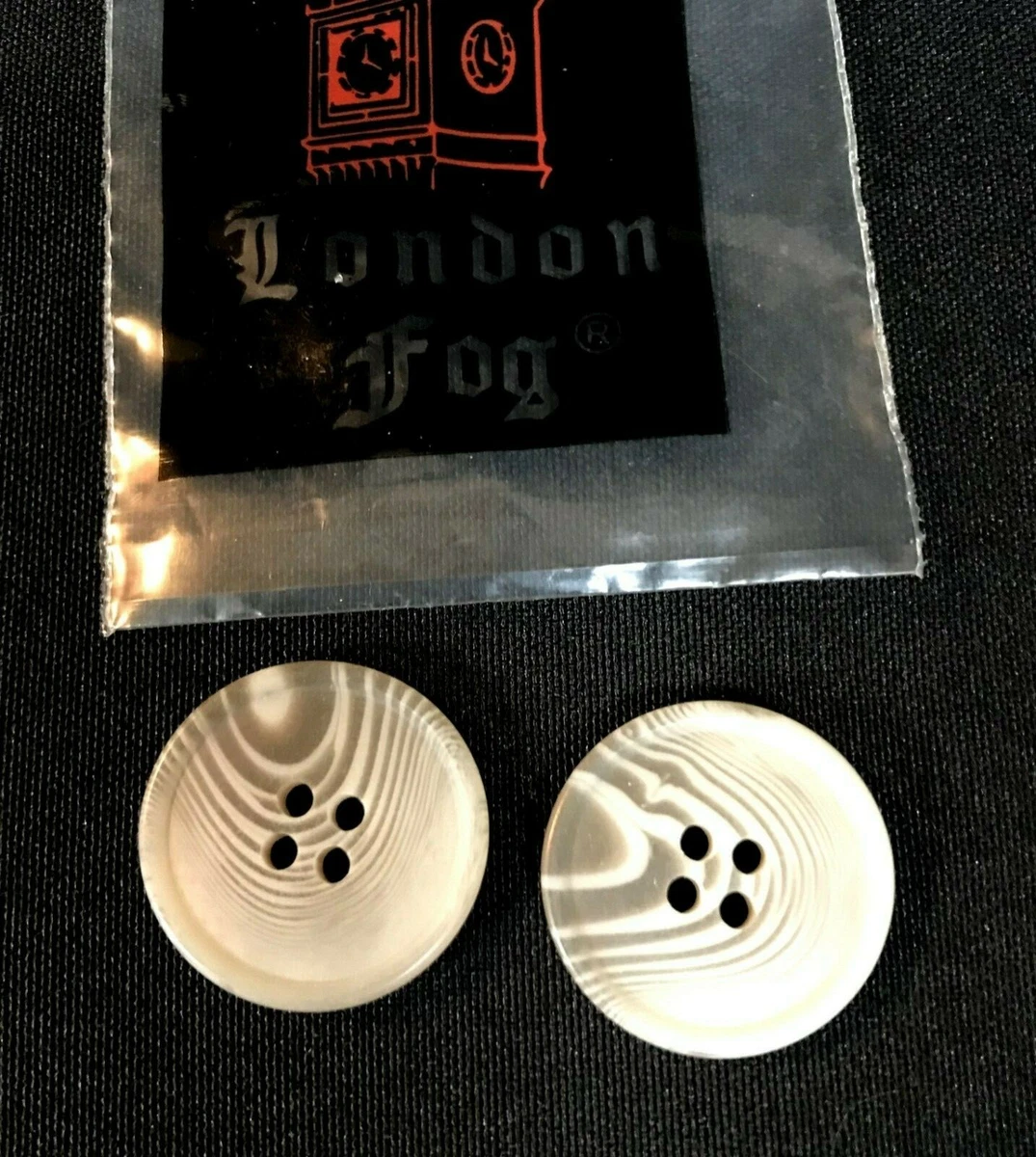 London fog buttons best sale replacement