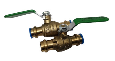 Lot of 2 MATCO-NORCA NSF61-8 1/2'' PRESS BALL VALVE 250CWP