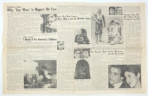National Enquirer 25 luglio 1978 gli psichiatri spiegano perché Star Wars il più grande successo - Foto 1 di 5