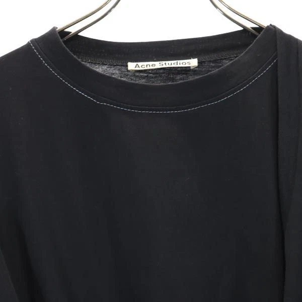 ACNE STUDIOS design manica corta pezzo unico XS serie nera donna