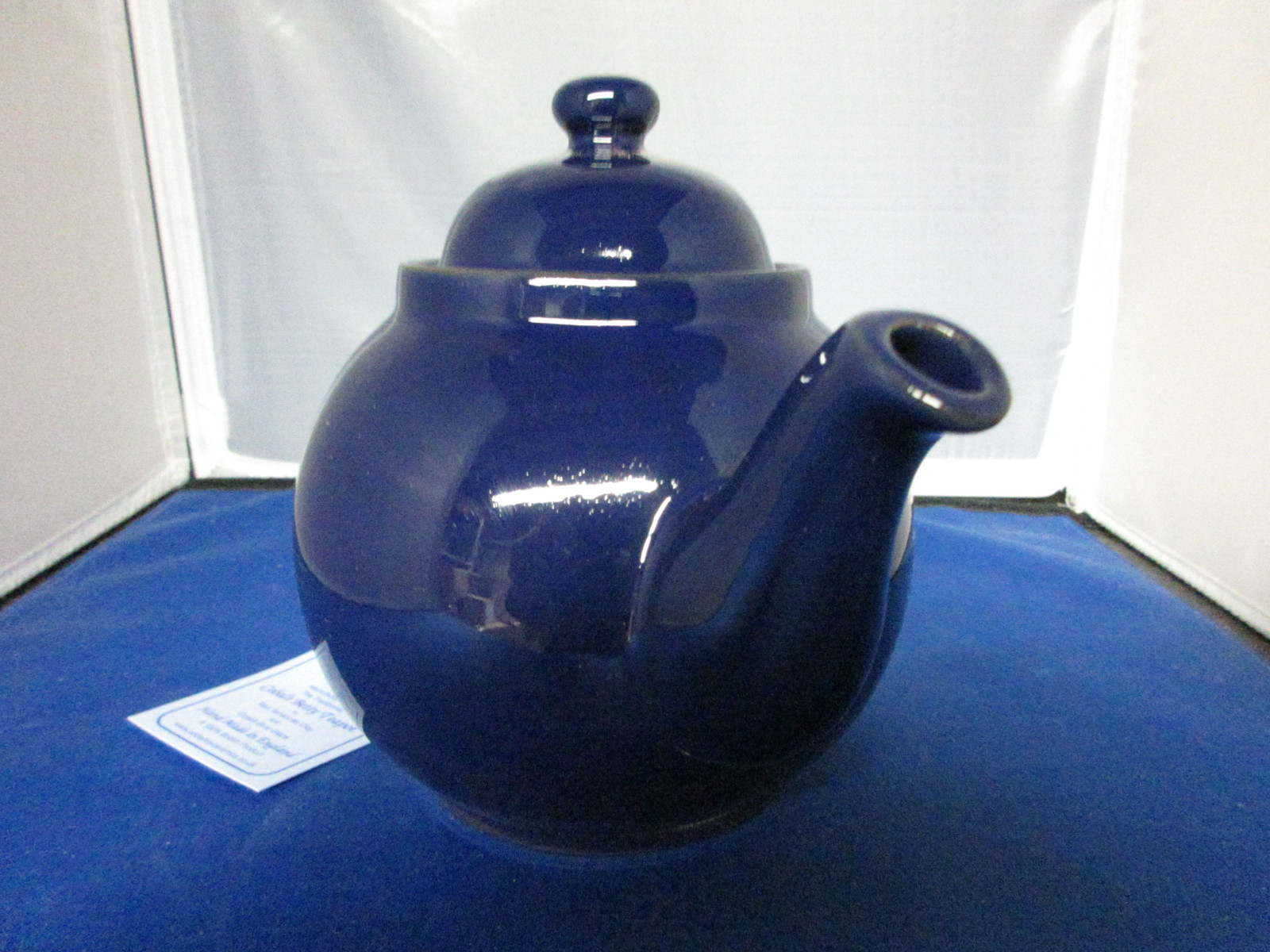 Genuine NEW Cobalt Betty 4 Cup Tea Pot, MADE ENGLAND, Red clay FREE