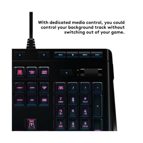 Logitech G910 Tastiera da Gioco Meccanica Cablata Esclusiva Interruttori Meccanici 1Ct - Foto 5 di 7