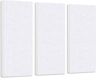 Schallabsorber-Set Colore aus Basotect G+ Schalldämmung - 3 Elemente Weiß