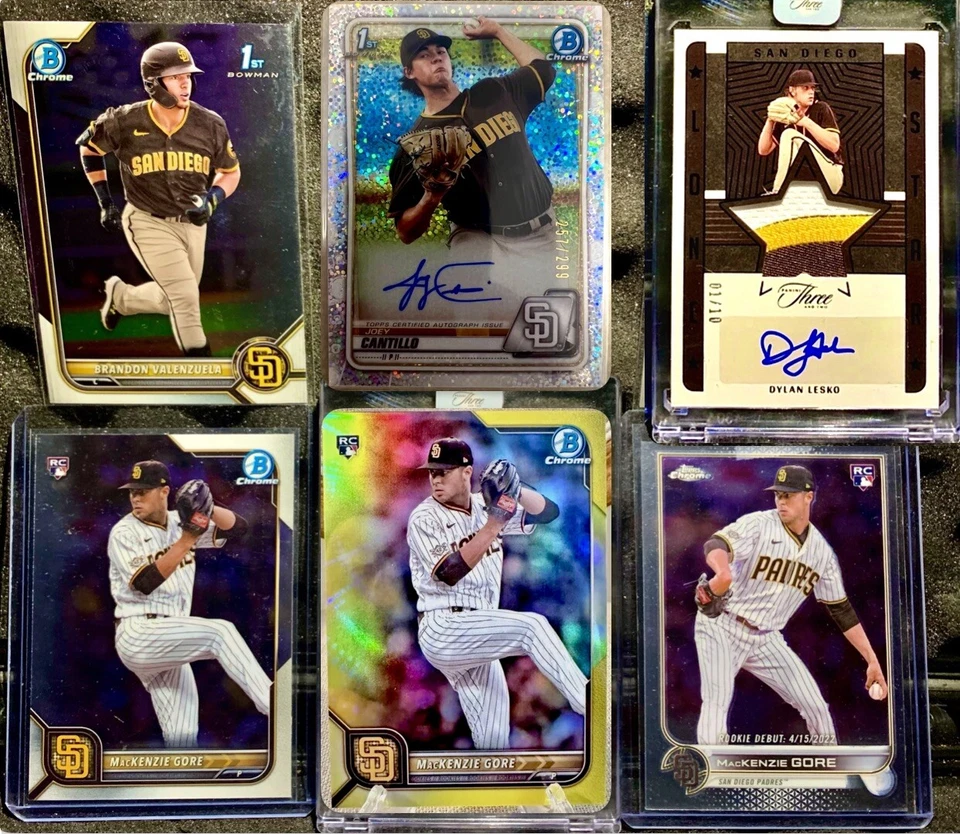 🔥⚾️ NATHAN MARTORELLA Rookie Auto 1st Bowman LESKO RPA /10 CANTILLO /299 GORE - Image 3 of 4