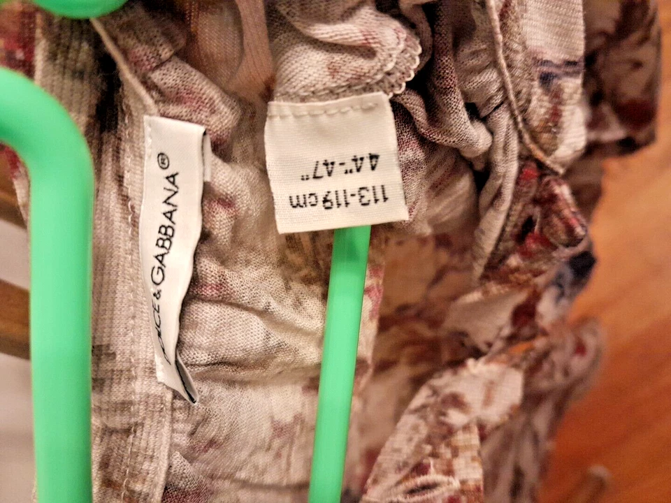 Camisa Dolce & Gabbana niñas talla 6 estampada abotonada Foto 4 de 4