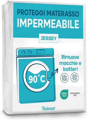 - Coprimaterasso Impermeabile 90X200 Cm - Protezione Impermeabile E Traspirante - Foto 8 di 12