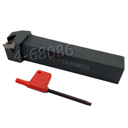 SER2525M22 25x150mm lathe turning tool holder threading turning tool insert 22ER - Picture 3 of 6