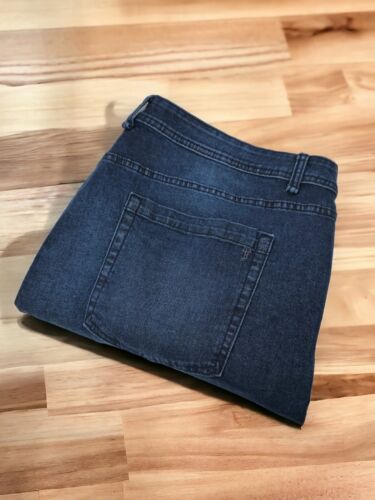 NWT The Perfect Jean NYC Slim Fit Dark Knight Blue Jeans Size 44 X 30 Stretch