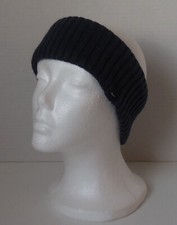 Nike Knit Wide Headband Warm Youth Midnight Navy/Black/Silver