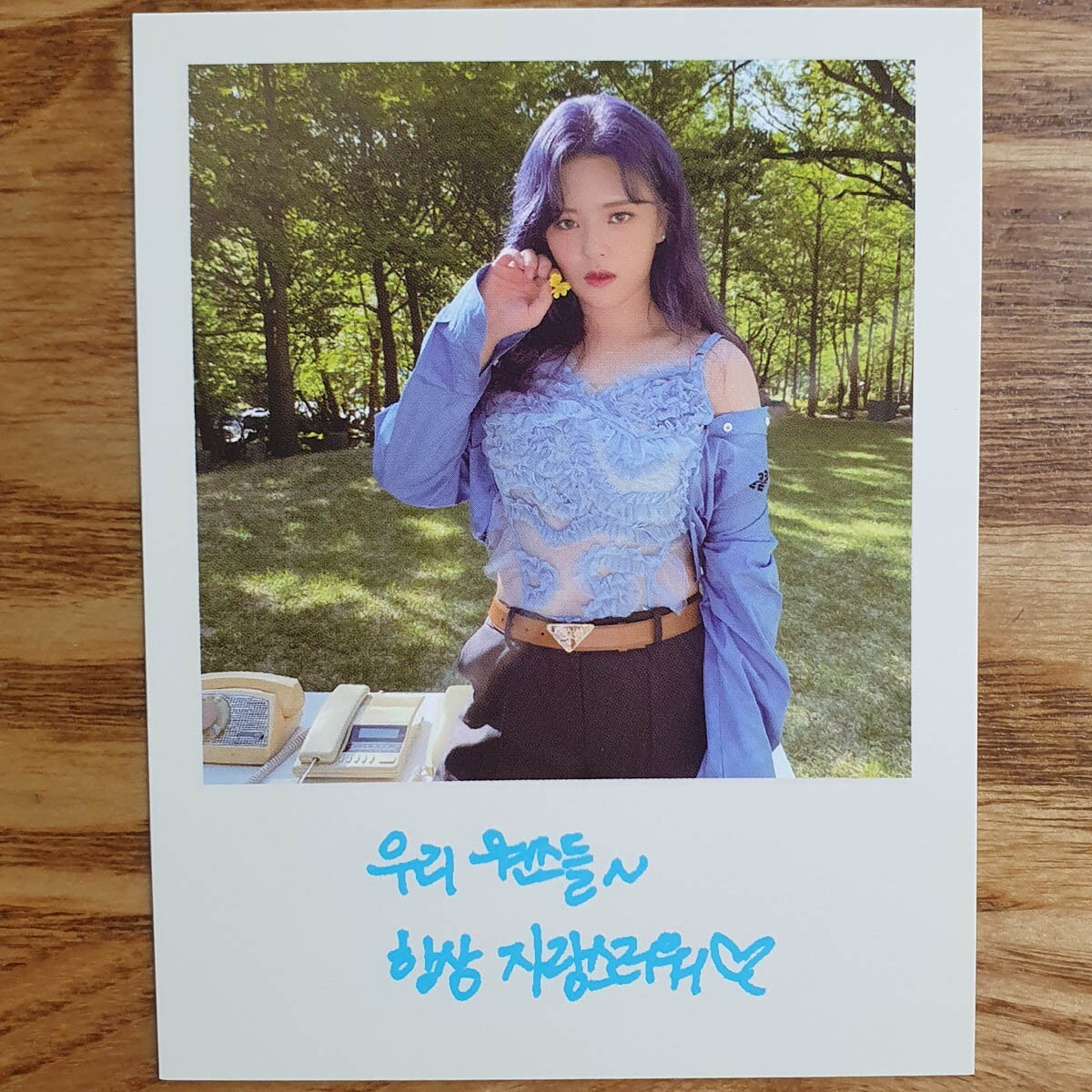 Jeongyeon Official Polaroid Photocard Twice 11th Mini Album