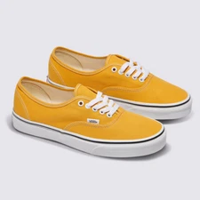 Vans Color Theory Authentic Skate Sneakers Shoes Golden Glow VN000BW5LSV US 4-13