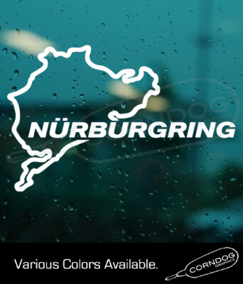 Nurburgring VINYL STICKER DECAL HONDA TOYOTA MAZDA BMW BENZ AMG RACE GERMANY