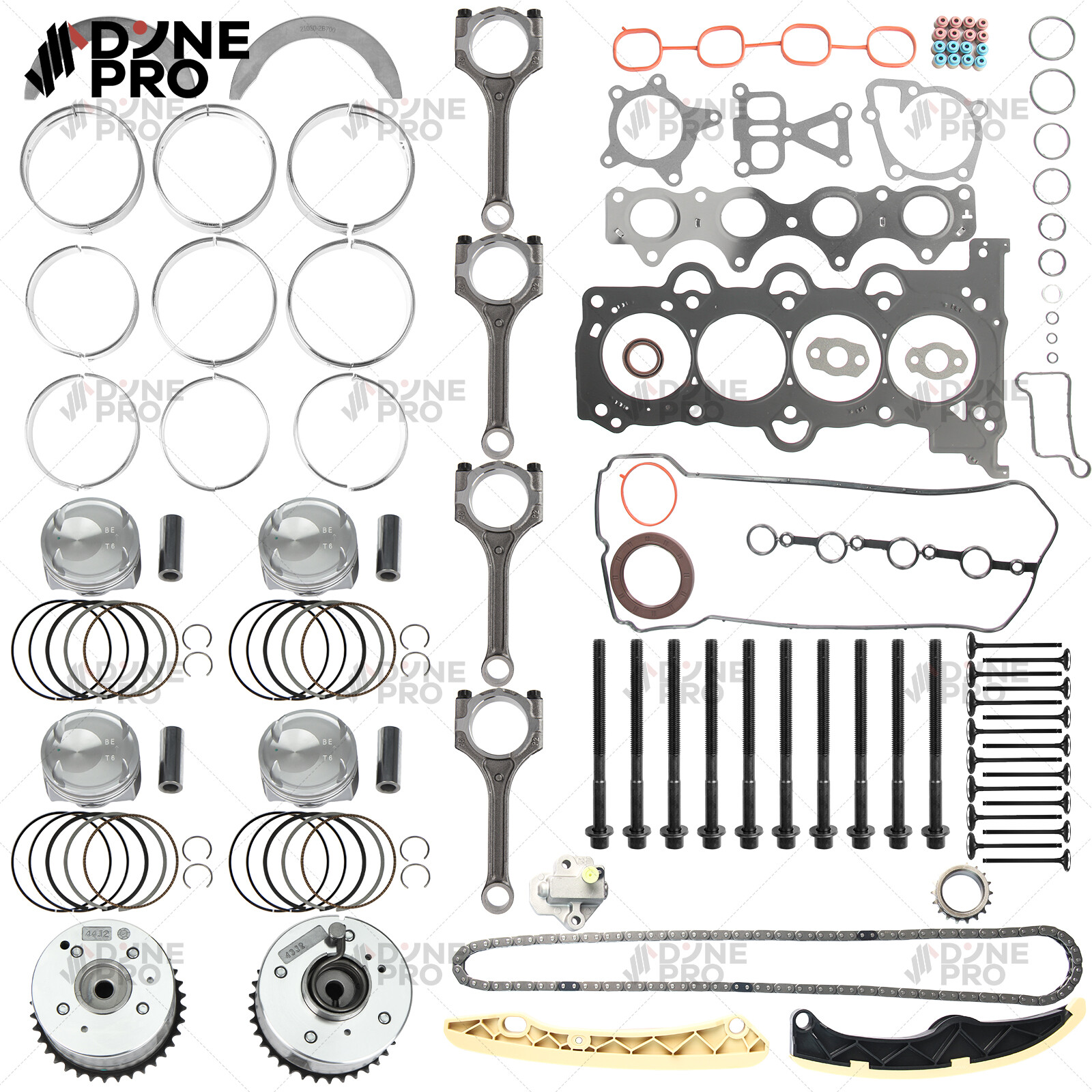 Hyundai Kia 1.6L G4FJ Engine Rebuild Kit for Ceed Forte Optima 2012-2019