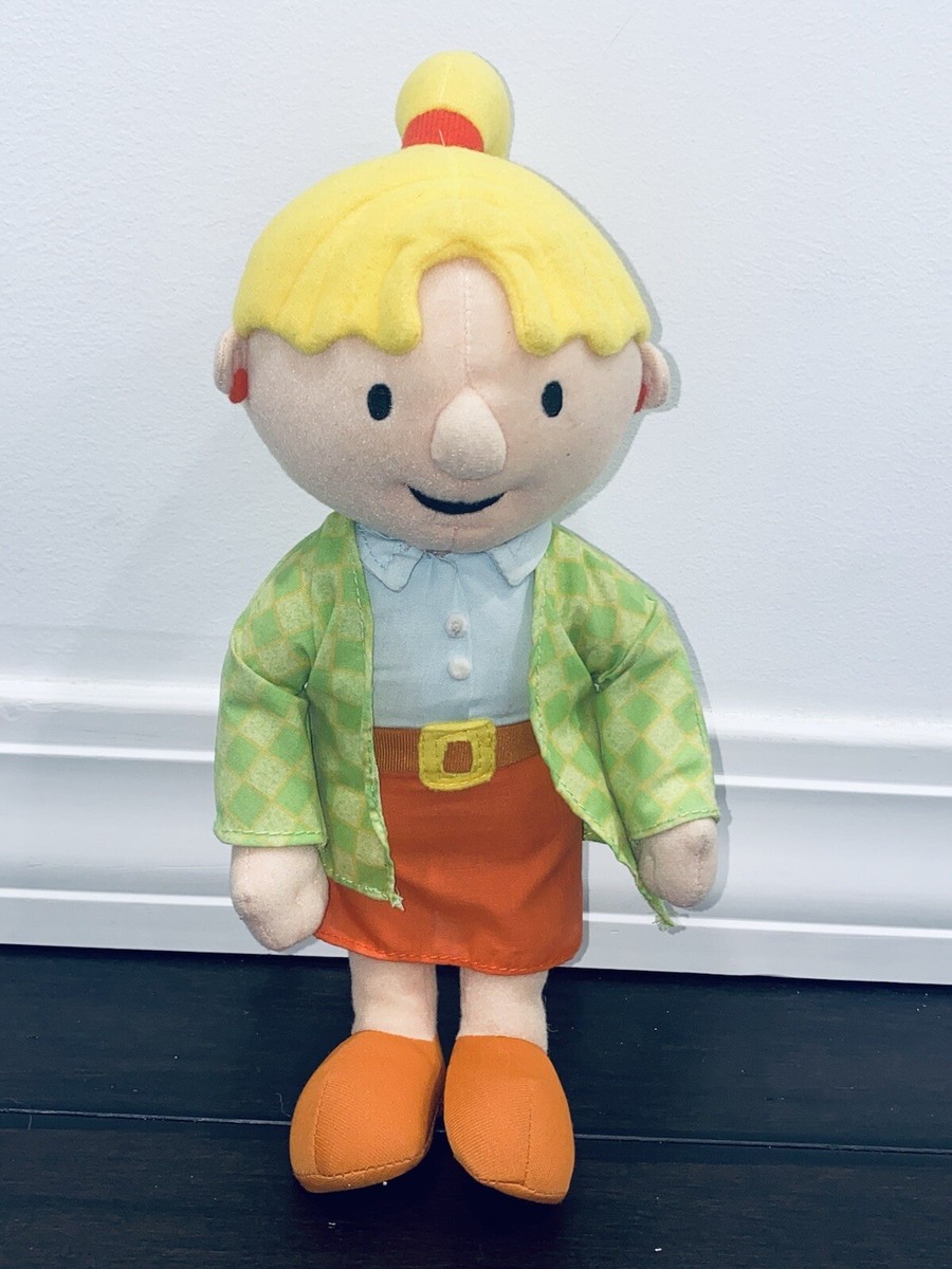 Playskool Bob The Builder Wendy Wife Plush Stuffed Animal Blond 11” Doll Toy