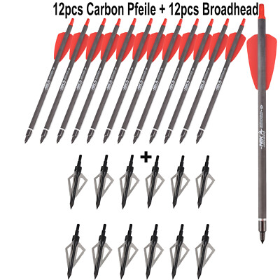 Archery Armbrust Pfeile Carbon Bolzen für Ek Archery Adder Cobra System 7,5''