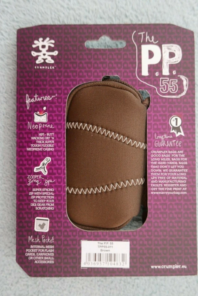 Crumpler Neoprene Camera Case + Strap, P.P.55, Brown, BNWT - Image 2 of 4