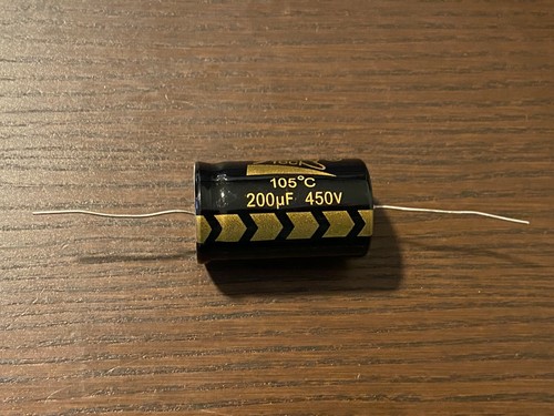 New 450v Axial Capacitor 8 10 12 16 22 33 40 47 100 200 uf Tube Amp Radio Repair - Bild 31 von 31