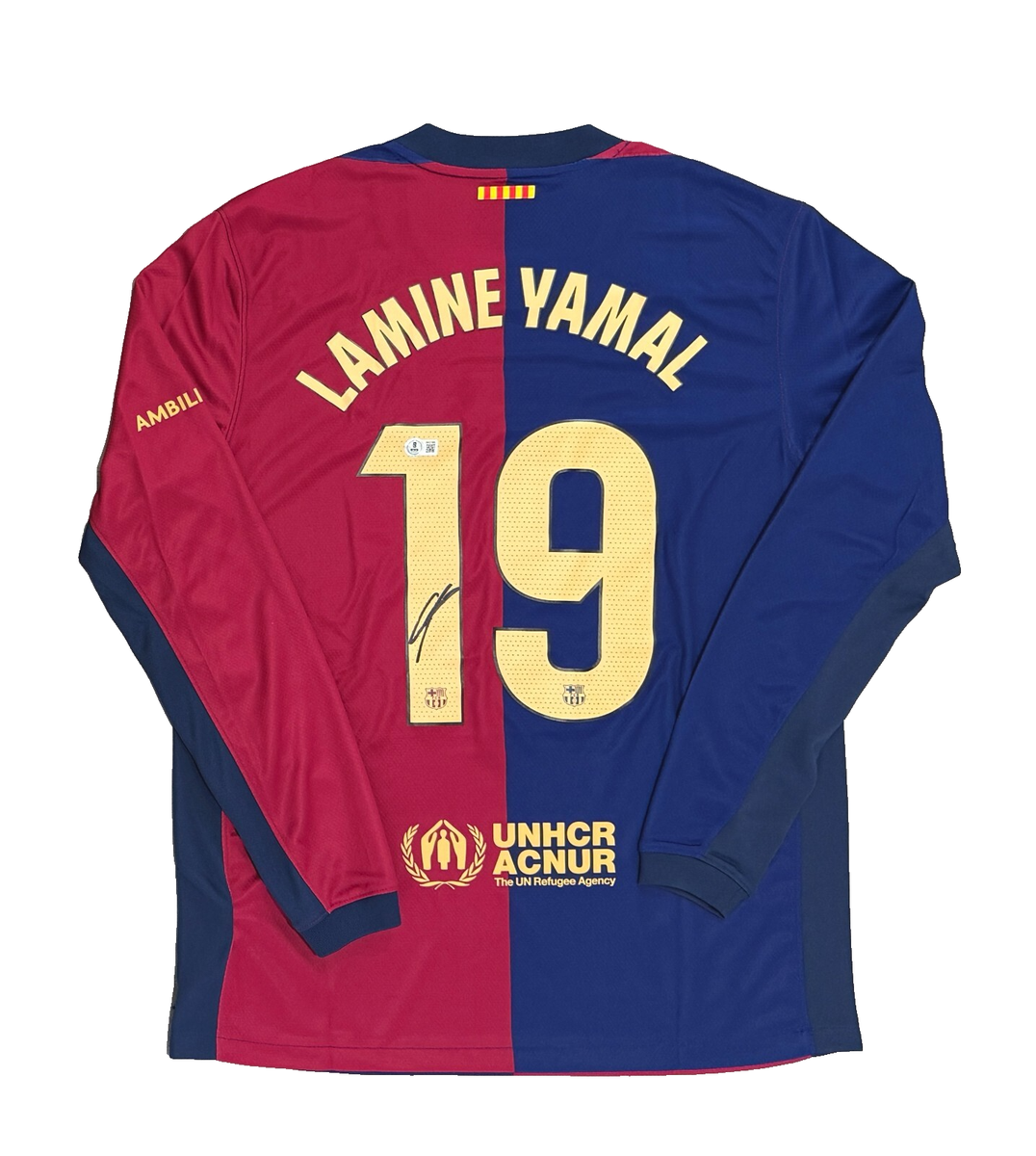Lamine Yamal FC Barcelona ユニフォーム サイン入り Lamine Yamal FC Barcelona ユニフォーム サイン入り Lamine Yamal FC