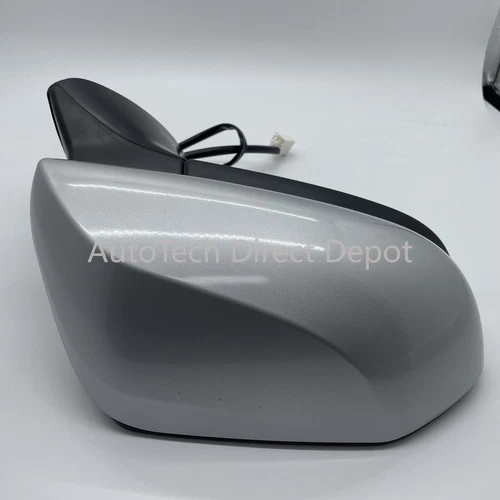 Silver Passenger Right Side Mirror Manual Fold for 2018 2019-2024 Toyota Camry