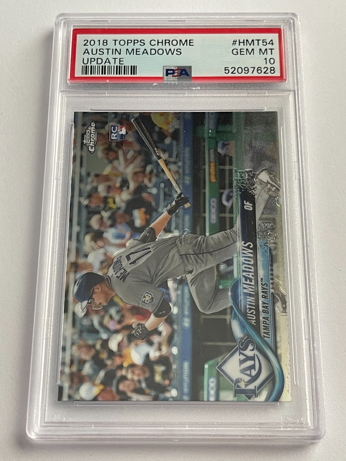 2018 Topps Chrome Update Rookie Card Austin Meadows #HMT54 PSA 10 Rays C