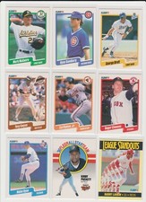 1990 Fleer Baseball you pick base stars RC rookie inserts Hall of Famers NM