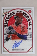 Kenya Huggins - 2023 Onyx Vintage Baseball On-Card Autograph Reds