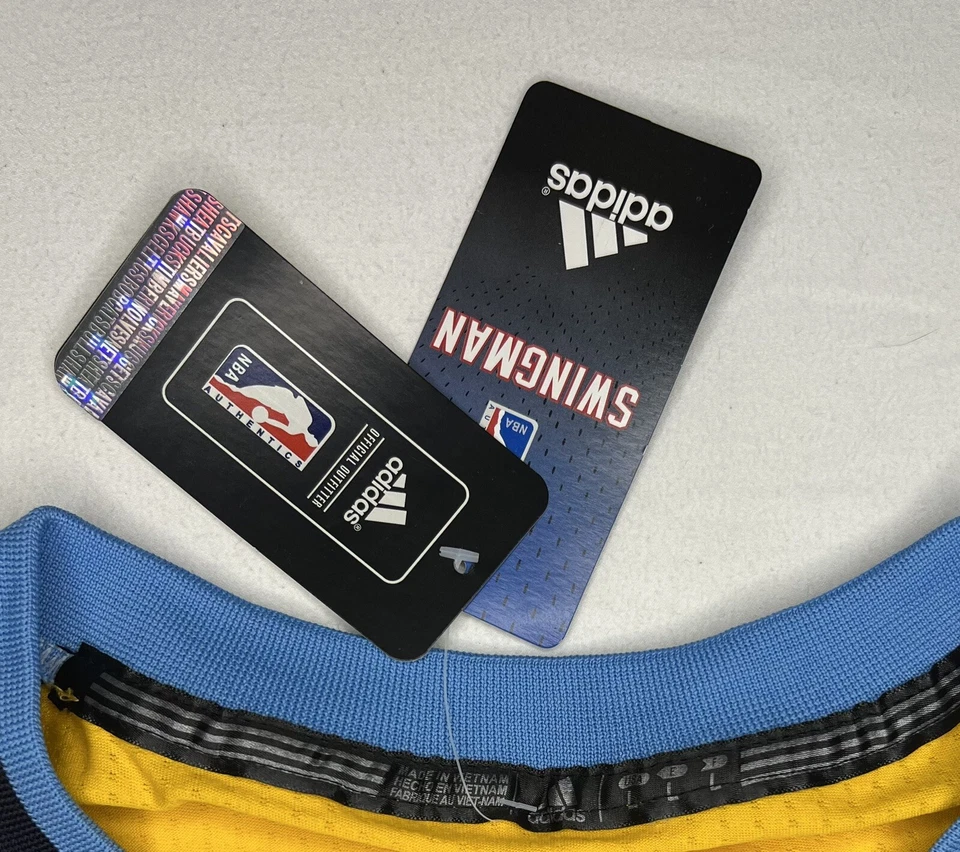 伊曼纽尔·穆迪签名亲笔签名丹佛掘金队球衣男式 L 码 JSA — 第 4/4 张图片