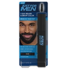 Just for Men 1-Day Beard & Brow Color, Temporary Dye for Beard and Eyebrow