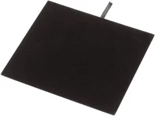Lot of 24 Black Velvet Pads Jewelry Inserts Tray Liners Organizer 7 ¾ X 6 ¾"