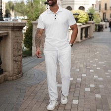 Mens Sweatsuits 2 Piece Sport Tracksuit Jogger Sweat Suits Jogging Outfits