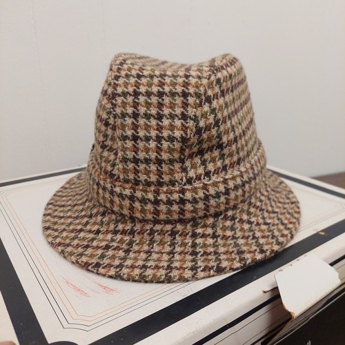 Vintage House of Tweed England Fedora Hat Mens Made in England Size Small Tan - Picture 3 of 11