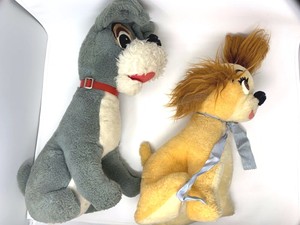 vintage lady and the tramp stuffed animals