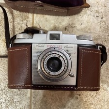 Vintage Kodak Pony 135 Model C Camera Leathera Case Strap